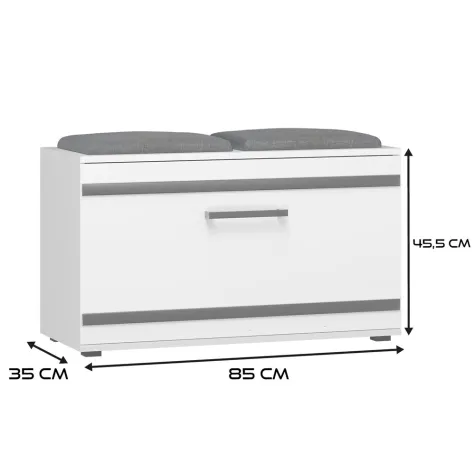 Szafka na obuwie Opal OPAL BIAŁY-7