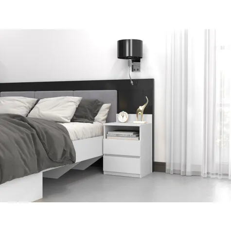 Szafka nocna Malwa M1 BIAŁY-8