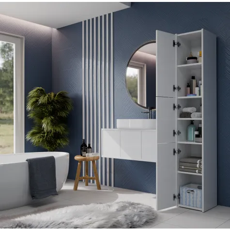 Słupek łazienkowy Sara S33 BIAŁY-6