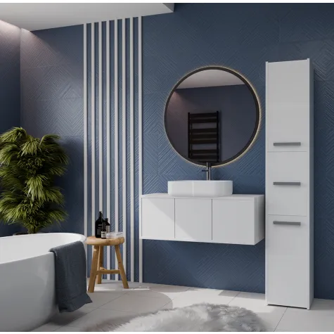 Słupek łazienkowy Sara S33 BIAŁY-8