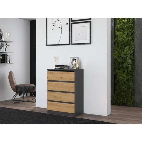 Komoda Malwa M4 ANTRACYT ARTISAN-8