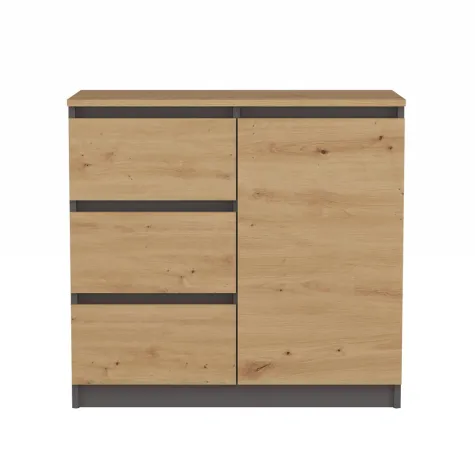 Komoda Malwa 1D3S/BA ANTRACYT ARTISAN-3