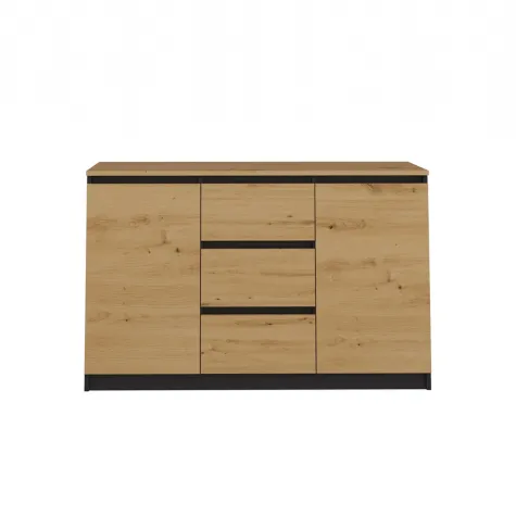 Komoda Malwa 2D3S/BA ANTRACYT ARTISAN-3