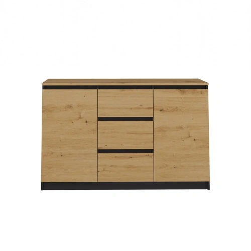 Komoda Malwa 2D3S/BA ANTRACYT DĄB ARTISAN-5