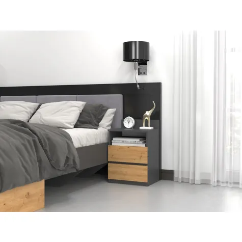 Szafka nocna Malwa M1 ANTRACYT ARTISAN-5