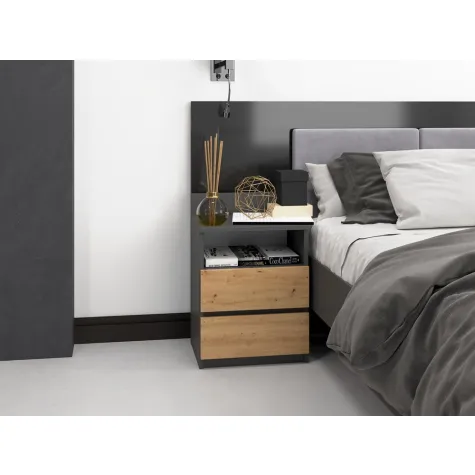 Szafka nocna Malwa M1 ANTRACYT ARTISAN-6