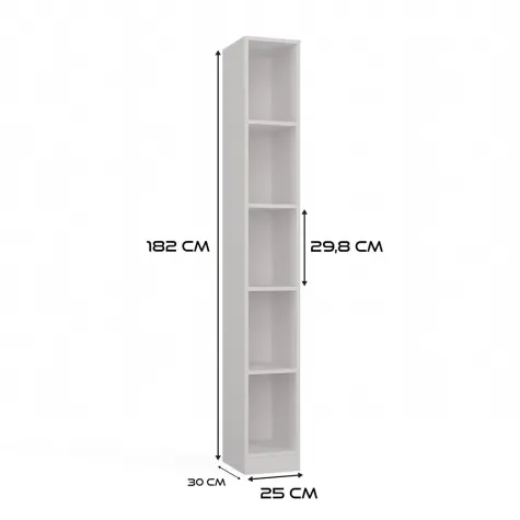 Regał Onyx R25 BIAŁY-6
