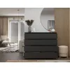 Komoda Malwa M8/120 CZARNY-11