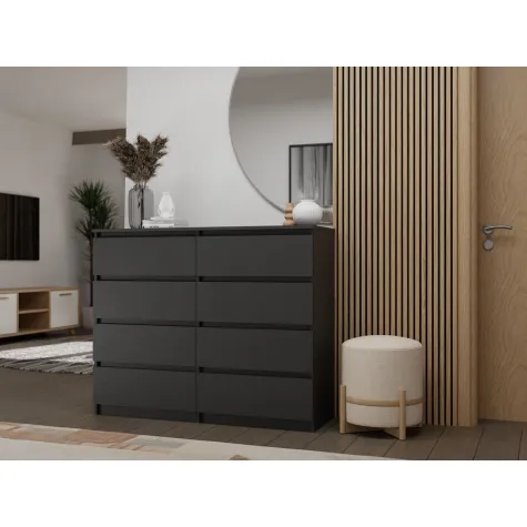 Komoda Malwa M8/120 CZARNY-10