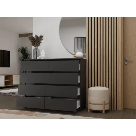 Komoda Malwa M8/120 CZARNY-12