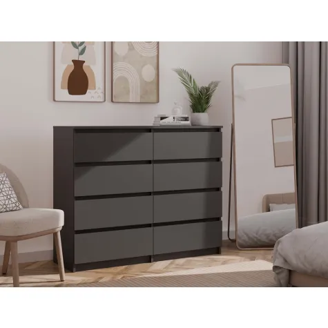 Komoda Malwa M8/120 CZARNY-5