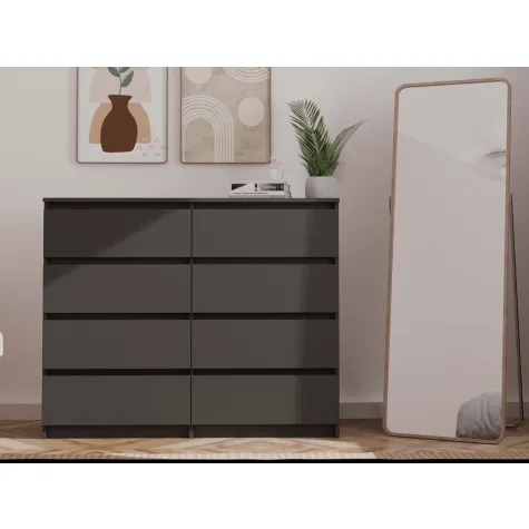 Komoda Malwa M8/120 CZARNY-7