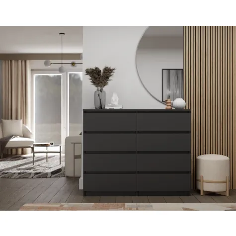 Komoda Malwa M8/120 CZARNY-9