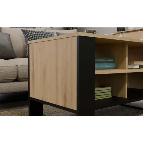 Stolik Modern 4P DĄB ARTISAN CZARNY-4