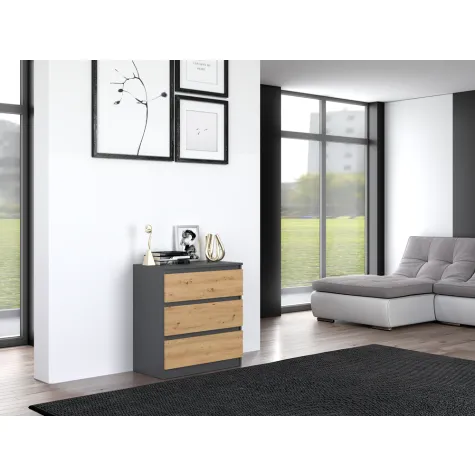 Komoda Malwa M3 ANTRACYT ARTISAN-7