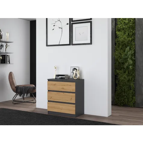 Komoda Malwa M3 ANTRACYT ARTISAN-8