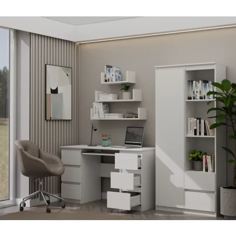 Biurko KUBA BIAŁY-5