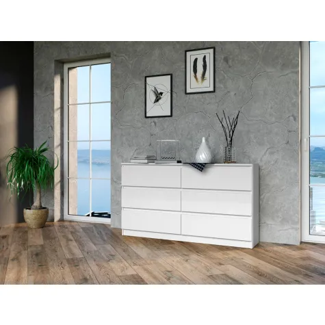 Komoda Malwa M6/140 BIAŁY-3