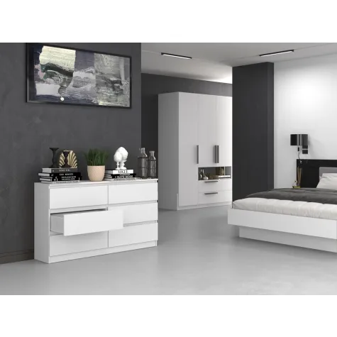 Komoda Malwa M6/140 BIAŁY-8