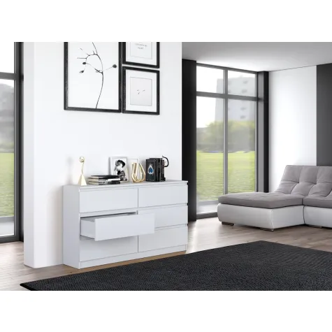 Komoda Malwa M6/140 BIAŁY-9