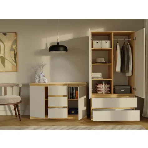 Szafa Malwa SS-90 DĄB ARTISAN KASZMIR-9