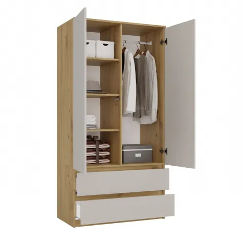 Szafa Malwa SS-90 DĄB ARTISAN KASZMIR-11