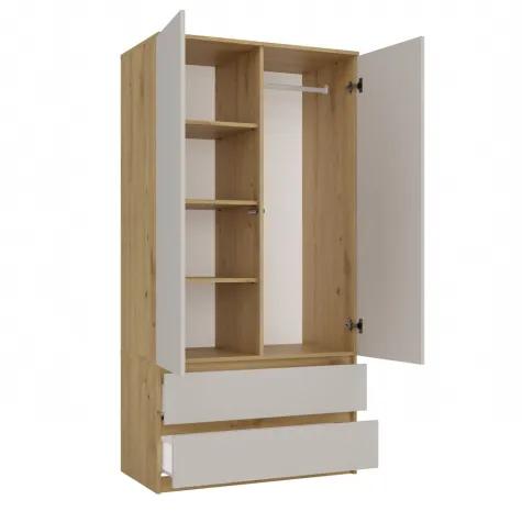 Szafa Malwa SS-90 DĄB ARTISAN KASZMIR-12