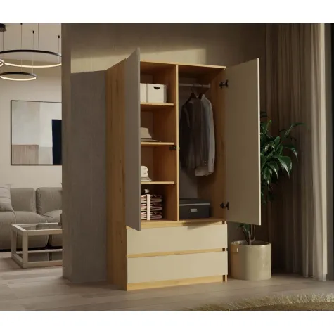 Szafa Malwa SS-90 DĄB ARTISAN KASZMIR-14