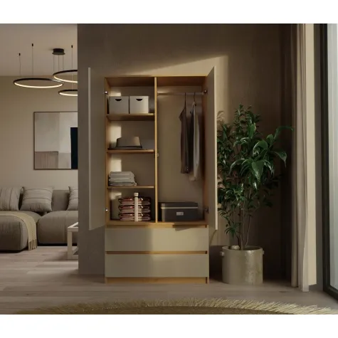 Szafa Malwa SS-90 DĄB ARTISAN KASZMIR-16