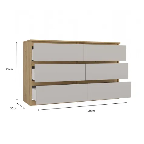 Komoda Malwa M6/120 ARTISAN KASZMIR-7