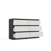 Komoda Malwa M6 120 ANTRACYT / BIAŁY-13