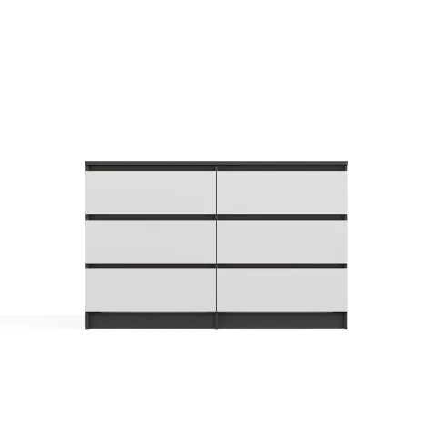 Komoda Malwa M6 120 ANTRACYT / BIAŁY-14