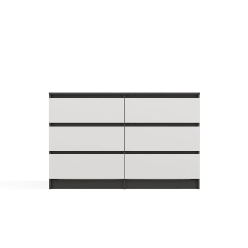 Komoda Malwa M6 120 ANTRACYT / BIAŁY-14