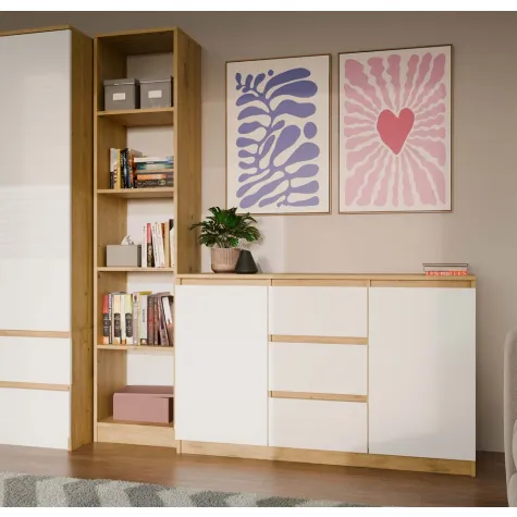 Komoda Malwa 2D3S DĄB ARTISAN BIEL-3