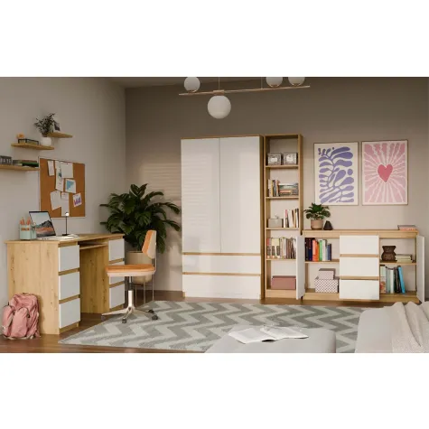 Komoda Malwa 2D3S DĄB ARTISAN BIEL-10