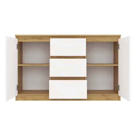 Komoda Malwa 2D3S DĄB ARTISAN BIEL-11