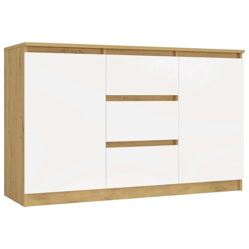 Komoda Malwa 2D3S DĄB ARTISAN BIEL-1