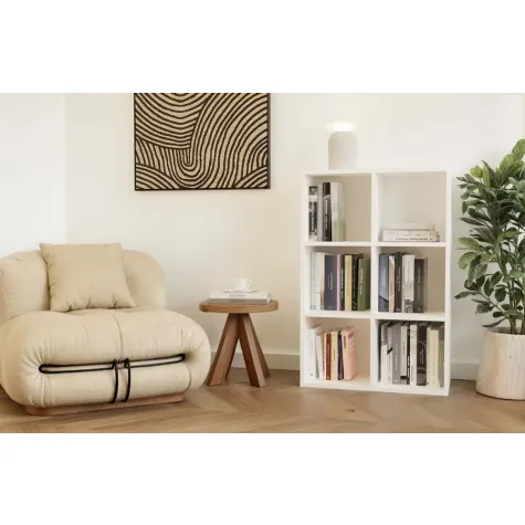 Regał Malax MINI 2X3 BIAŁY-2