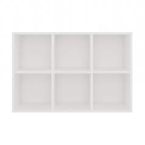 Regał Malax MINI 2X3 BIAŁY-5