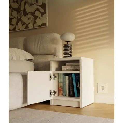 Szafka nocna GALAX 30 1D BIAŁY-4