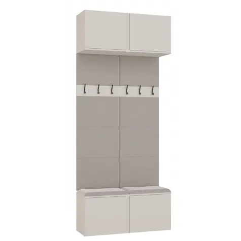 Garderoba Podwójny Wieszak HAGA II 2W KASZMIR BEŻ-1