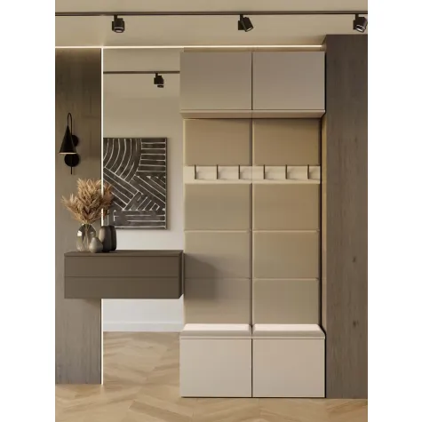 Garderoba Podwójny Wieszak HAGA II 2W KASZMIR BEŻ-3