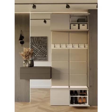 Garderoba Podwójny Wieszak HAGA II 2W KASZMIR BEŻ-4