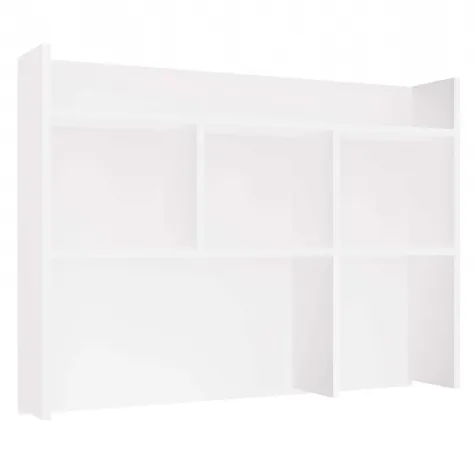 Nadstawka do Biurka 100 cm BIAŁA Regał Na Książki Dokumenty-1