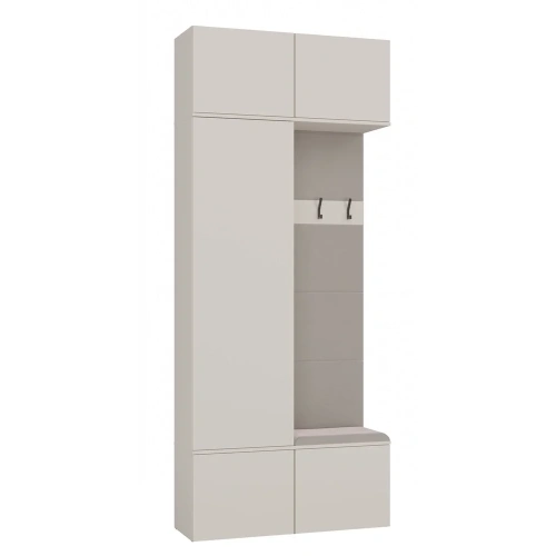 Garderoba Szafa + Wieszak HAGA II 1Sz1W KASZMIR BEŻ-1
