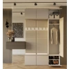 Garderoba HAGA III 1Sz2W KASZMIR BEŻ Szafa + 2x Wieszak-4