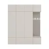 Garderoba HAGA IV 3Sz1W KASZMIR BEŻ 3x Szafa + Wieszak-8
