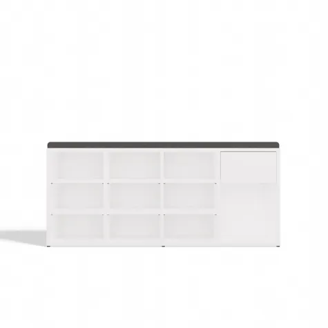 Szafka Na Obuwie Buty Otwarta TALLIN BIAŁY Do Przedpokoju-13