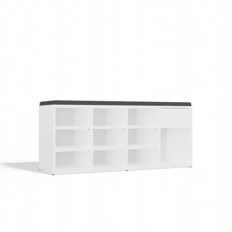Szafka Na Obuwie Buty Otwarta TALLIN BIAŁY Do Przedpokoju-14