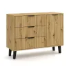 Komoda Scandi 1D3S SLIM DĄB ARTISAN-1